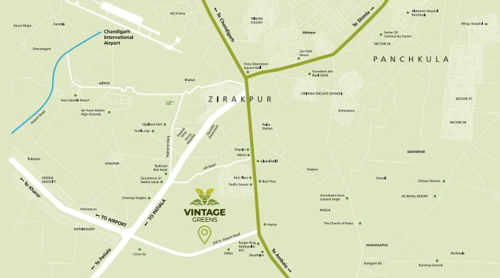 Vintage green location